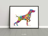 Weimaraner Dog Art Watercolor Print Pet Gift Dog Love Friend Dog Weimaraner Pointer Gift Dog Art Wall Art Doglovers Gift Dog Print-1462