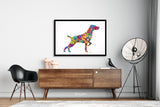 Weimaraner Dog Art Watercolor Print Pet Gift Dog Love Friend Dog Weimaraner Pointer Gift Dog Art Wall Art Doglovers Gift Dog Print-1462
