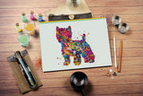 Westie Dog Watercolor Print West Highland Terrier Gift Pet Dog Love Puppy Friend Doglover Gift Dogart Poster Dog Art Terrier Art Poster-622