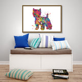 Westie Dog Watercolor Print West Highland Terrier Gift Pet Dog Love Puppy Friend Doglover Gift Dogart Poster Dog Art Terrier Art Poster-622