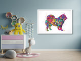 Samoyed Dog Watercolor Print Dog Print Pet Gift Dog Love Puppy Friend Dog Poster Dog Art Customizable Animal Pet Poster Dog Poster-1806