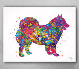 Samoyed Dog Watercolor Print Dog Print Pet Gift Dog Love Puppy Friend Dog Poster Dog Art Customizable Animal Pet Poster Dog Poster-1806