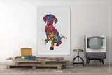 Hungarian Vizsla Puppy Dog Watercolor Print Magyar Dog Pet Gift Doglover Friend Dog Art Customizable Animal Poster Vizsla Poster Dogart-1626 - CocoMilla