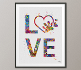 Hungarian Vizsla Dog Watercolor Print Set Dog Art Customizable Animal Poster Doglover Gift Dog Lover Vizsla Gift Poster Wall Hanging-1452 - CocoMilla