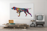 Hungarian Vizsla Dog Watercolor Print Magyar Dog Pet Gift Dog Love Puppy Friend Dog Art Customizable Animal Poster Vizsla Poster Dogart-1453 - CocoMilla