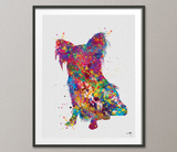 Papillon Dog Watercolor Dog Print Pet Gift Pet Dog Love Friend Dog Papillon Dog Puppy Gift Dog Art Wall Art Doglovers Gift Dog Print-184 - CocoMilla