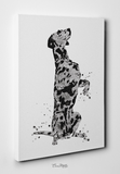 Dalmatian Dog Watercolor Print Pooch Pet Gift Dog Love Puppy Friend Dog Art Customizable Animal Poster Dalmatian Personelized Dogart-1564 - CocoMilla