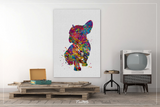 French Bulldog Watercolor Dog Print Frenchie art print Bouledogue Francais Art Gift Pet Dog Love Friend Animal Doglover Poster Dog Art-1526 - CocoMilla