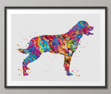 Rottweiler Dog Watercolor Dog Print Rottweiler Poster Gift Pet Doglover Puppy Friend Security Dog Bodyguard Animal Dog Poster Dog Art-636 - CocoMilla