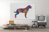 Rottweiler Dog Watercolor Dog Print Rottweiler Poster Gift Pet Doglover Puppy Friend Security Dog Bodyguard Animal Dog Poster Dog Art-636 - CocoMilla