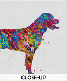 Rottweiler Dog Watercolor Dog Print Rottweiler Poster Gift Pet Doglover Puppy Friend Security Dog Bodyguard Animal Dog Poster Dog Art-636 - CocoMilla