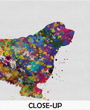 Clumber Spaniel Dog Watercolor Print Pet Gift Pet Dog Love Puppy Friend Dog Poster Dog Art Dog Wall Art Doglover Gift Animal Poster-1438 - CocoMilla