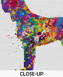 Italian Spinone Watercolor Print Personelized Memorial Gift Pet Spinone Italiano Doglover Gift Pet Animal Spinone Dog Poster Dog Art-1590 - CocoMilla