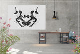 Rorschach Inkblot Test Card 3 BW Watercolor Print Psychology Psychiatry Psychotherapist Psychological Psychologist Office Medical Art-1288