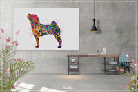 Shar Pei Watercolor Dog Print Pet Gift Pet Dog Love Friend Dog  Sharpei Dog Art Animal Art Print Dog Wall Art Doglover Gift Dog Print-643