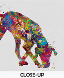 Hungarian Vizsla Dog Watercolor Print Magyar Dog Pet Gift Dog Love Puppy Friend Dog Art Customizable Animal Poster Vizsla Poster Dogart-1451