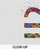 Congruence Symbol Art Watercolor Print  Math Teacher Gift Math Art Gift Nerdy Same But Different Symbol Sister Twin Mathematics Art-1540