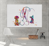 Dog Grooming Watercolor Print Dog Groomers Salon Wall Art Dog Art Animal Gift Veterinarian Office Vet Clinic Pet Grooming Salon Decor-516