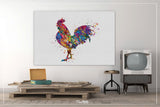 Rooster Watercolor Print Cockorel Rooster Art Print Chicken Housewarming Gift Farm Animal Kitchen Wall Art Country Home Decor Nursery-1694