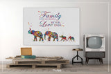 Elephant Family Same Sex Two Dads Watercolor Print Wall Art Gay Adoption LGBT Family Love Wins Wedding Gift Love is Love Gift Mr and Mr-1707