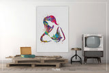 Breastfeeding Mother Watercolor Print Mom Newborn Doula Pregnancy Gift Obstetrician Nursing Baby Shower New Mum Art Clinic Midwife Gift-124