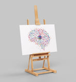 Circuit Brain Watercolor Print Medical Art Science Art Neuroscience Wall Art Neurology Human Brain Tech Gift Computer Technology Art-1745