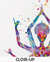 Kali Goddess Watercolor Print Parvati Indian Mother Shiva Spiritual Art Kali Ma Yoga Mantra Devi Feminine Buddha Buddhist Buddhism Art-607