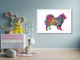 Samoyed Dog Watercolor Print Dog Print Pet Gift Dog Love Puppy Friend Dog Poster Dog Art Customizable Animal Pet Poster Dog Poster-1806