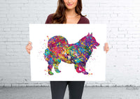 Samoyed Dog Watercolor Print Dog Print Pet Gift Dog Love Puppy Friend Dog Poster Dog Art Customizable Animal Pet Poster Dog Poster-1806