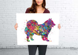 Samoyed Dog Watercolor Print Dog Print Pet Gift Dog Love Puppy Friend Dog Poster Dog Art Customizable Animal Pet Poster Dog Poster-1806