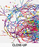 Epilepsy Brain Art Watercolor Print Abstract  Medical Art Science Neurology Brain Cell Psychiatry Therapy Art Doctor Poster Wall Art-1819