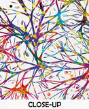 Neural Connections Watercolor Print Abstract  Medical Art Science Neurology Brain Psychiatry Therapy Art Doctor Poster Neuron Synapses-1827