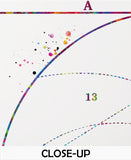 Fibonacci Spiral Watercolor Print Fibonacci Sequence Numbers Golden Spiral Geometric Art Golden Ratio Science Art Dorm Wall Mathematics-1775