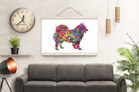 Samoyed Dog Watercolor Print Dog Print Pet Gift Dog Love Puppy Friend Dog Poster Dog Art Customizable Animal Pet Poster Dog Poster-1806