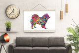 Samoyed Dog Watercolor Print Dog Print Pet Gift Dog Love Puppy Friend Dog Poster Dog Art Customizable Animal Pet Poster Dog Poster-1806