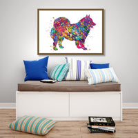 Samoyed Dog Watercolor Print Dog Print Pet Gift Dog Love Puppy Friend Dog Poster Dog Art Customizable Animal Pet Poster Dog Poster-1806