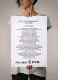 Veterinarian Prayer Watercolor Print Personalised Gift Vet Tech Print Wall Art Office Clinic Decor VET Gift DVM Graduation Veterinary-1592
