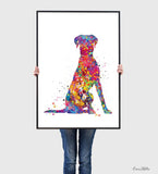 Doberman Dog Watercolor Print Dobie Art Print Poster Gift Pet Dog Love Puppy Memorial Dog Gift Doberman Guard Security Doglover Dog Art-1850