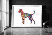 Boxer Dog Watercolor Print Doglover Gift Animal Print Dog Art Boxer Poster Dog Poster Dog Lover Custom Pet Gift Wall Hanging Wall Art-1851