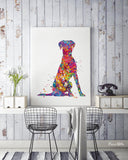 Doberman Dog Watercolor Print Dobie Art Print Poster Gift Pet Dog Love Puppy Memorial Dog Gift Doberman Guard Security Doglover Dog Art-1850