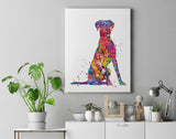 Doberman Dog Watercolor Print Dobie Art Print Poster Gift Pet Dog Love Puppy Memorial Dog Gift Doberman Guard Security Doglover Dog Art-1850