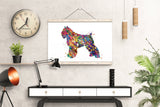 Bouvier Des Flandres Watercolor Print Dog Art Custom Portrait Pet Dog Lover Painting Doglover Personelized Memorial Gift Puppy Poster-1887