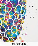 Thyroid Gland Art Watercolor Print Abstract Medical Art Science Endocrinology Art Endocrinologist Art Doctor Clinic Endocrine System -542