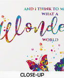 Elephant and Butterfly Inspirational Quote Watercolor Print Housewarming Gift Wall Art Motivational Quote Art Home Decor Wall Hanging-1902