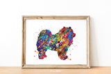 Chow Chow Dog Watercolor Print Chow Chow Gift Dog Love Puppy Friend Animal Dog Dogart Chow Chow Poster Dog Art Doglover Chow Chow Art-497
