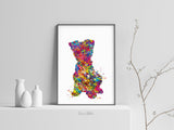 Yorkshire Terrier Watercolor Print Yorkie Art Print Terrier Art Gift Pet Dog Lover Gift Puppy Dog Poster Dog Art Housewarming Gift-1915
