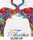 Elephant Together Quote Watercolor Print Wedding Gift Anniversary Gift Couple Print Valentines Day Housewarming Gift Family Wall Art-1447