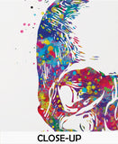 Skull Anatomy Watercolor Print Medical Art Science Art Graduation Gift Anatomy Neurology Human Skull Nurse Science Poster Skeleton Print-973