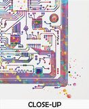 Circuit Board Watercolor Print Science Art Computer Modern Art Electronic Motherboard Engineer Technology Art Poster Tech Wall Art -1114