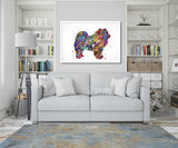 Chow Chow Dog Watercolor Print Chow Chow Gift Dog Love Puppy Friend Animal Dog Dogart Chow Chow Poster Dog Art Doglover Chow Chow Art-497